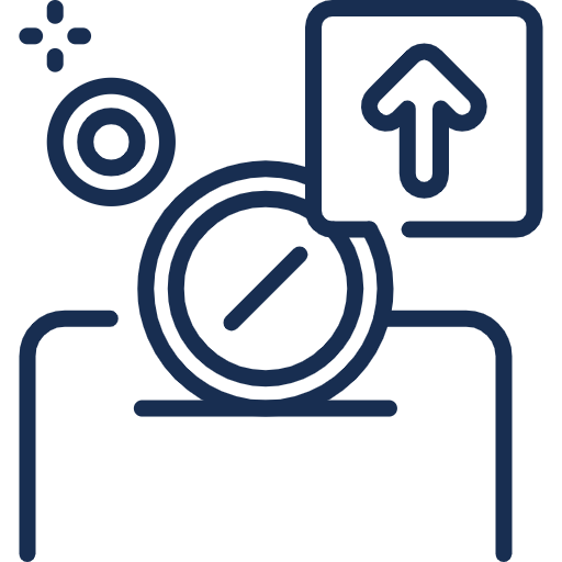 Icon symbolizing secure deposit and payment management services by Standby24